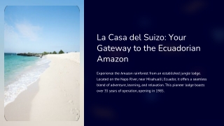 casa del suizo