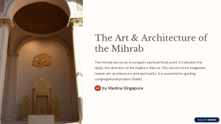 the art architecture of the mihrab