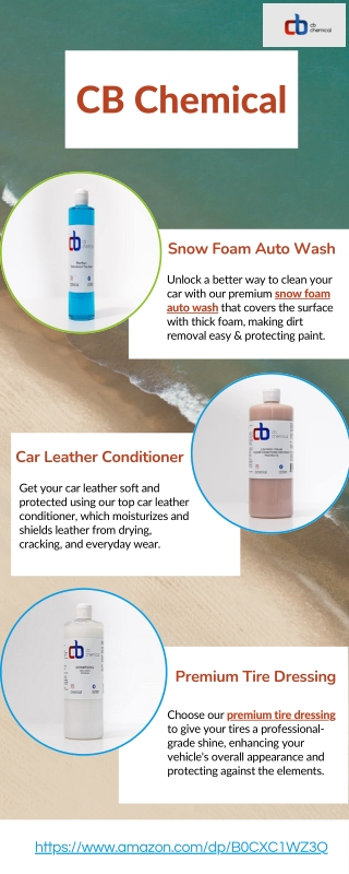 Snow Foam Auto Wash
