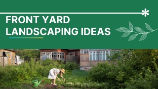 front yard landscaping ideas