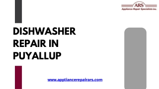 Book Now Fast & Reliable Dishwasher Repair in Puyallup