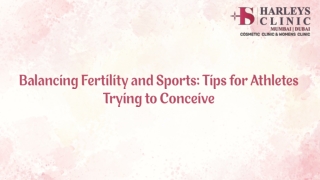 Balancing Fertility and Sports Tips for Athletes Trying to Conceive
