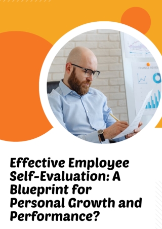 Effective Employee Self Evaluation A Blueprint for personal growth and peformance