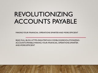 revolutionizing accounts payable