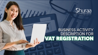 Business Activity Description For VAT Registration