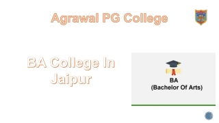 BA college In Jaipur
