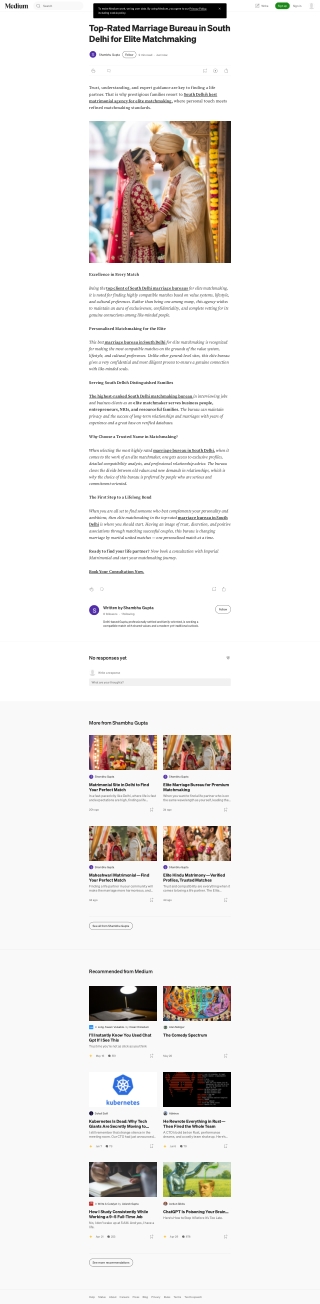 Top-Rated Marriage Bureau in South Delhi for Elite Matchmaking