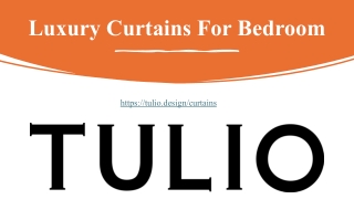 Luxury Curtains For Bedroom