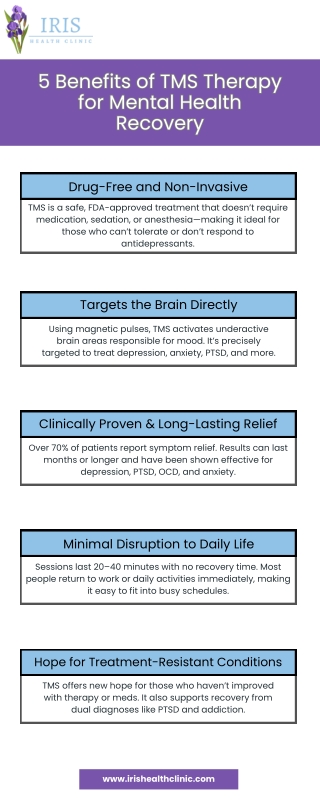 5 Benefits of TMS Therapy for Mental Health Recovery