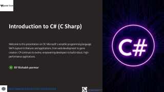 C#Tutorial-CSHARP