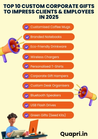 Top 10 Custom Corporate Gifts to Impress Clients & Employees in 2025
