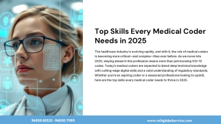 Top Skills Every Medical Coder Needs in 2025