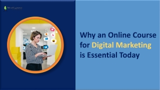 Why an Online Course for Digital Marketing is Essential Today