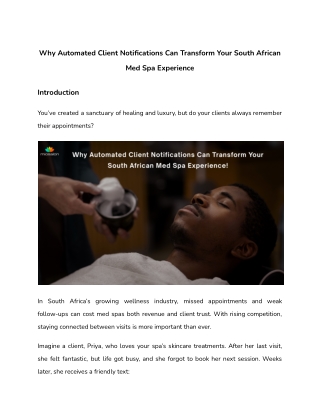 Unlock the Secret to More Bookings: How Automated Notifications Can Skyrocket Yo