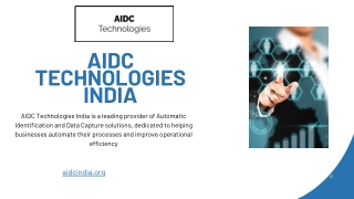 AIDC Technologies India | Smart Barcode, RFID & AIDC Solutions Provider