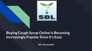 Buying Cough Syrup Online Is Becoming Increasingly Popular Since It's Easy
