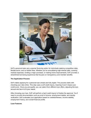 sofi s personal loans are a popular financing
