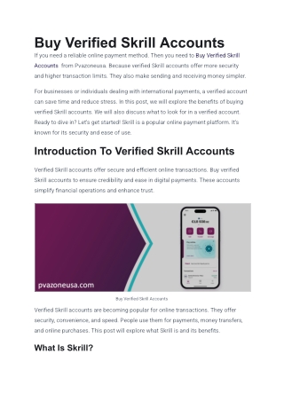 Buy Verified Skrill Accounts collection by kamensthomeds