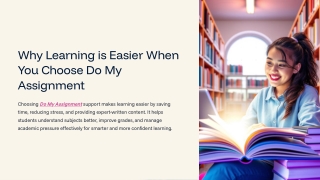 Why Learning is Easier When You Choose Do My Assignment