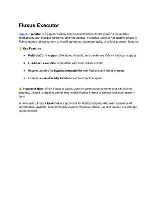 fluxus executor