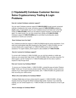 CoinbaseCustomerServiceSolveCryptocurrencyTradingLoginProblems
