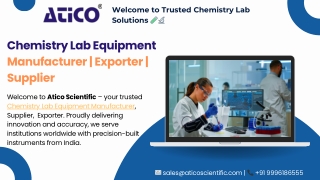 Indian Chemistry Lab Equipment Manufacturer & Exporter