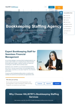 Bookkeeping Staffing Services