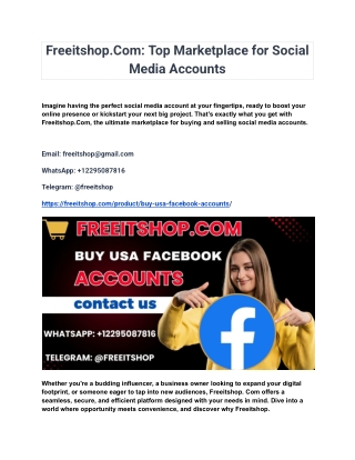 Freeitshop.Com_ Top Marketplace for Social Media Accounts