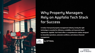 Why Property Managers Rely on Appfolio Tech Stack for Success