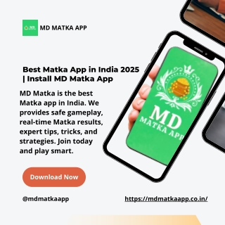 Best Matka App in India 2025  Install MD Matka App