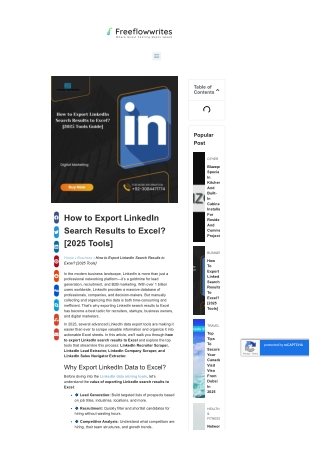 How to Export LinkedIn Search Results to Excel [2025 Tools]