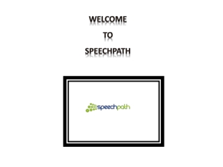 welcome to speechpath