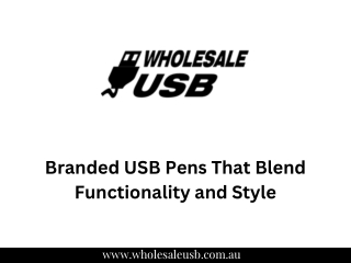 branded usb pens that blend functionality