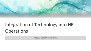 integration of technology into hr operations