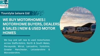 We Buy Motorhomes  Motorhome Buyers, Dealers & Sales  New & Used Motor homes
