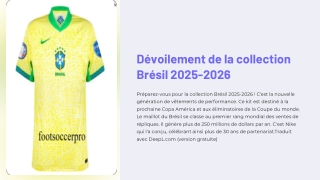 maillot bresil 2025 2026