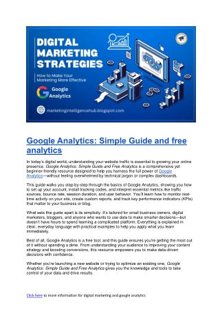 Google Analytics pdf submission