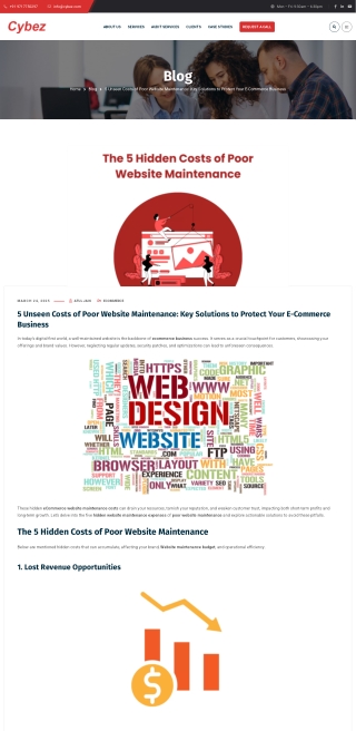 5 Unseen Costs of Poor Website Maintenance: Key Solutions to Protect Your E-Comm