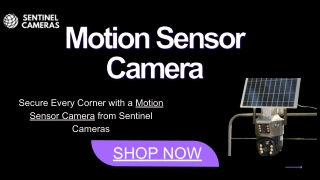 Upgrade Security with a Motion Sensor Camera from Sentinel Cameras