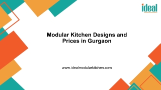 Modular Kitchen Designs and Prices in Gurgaon