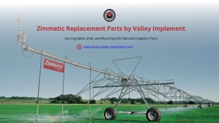 zimmatic replacement parts by valley implement