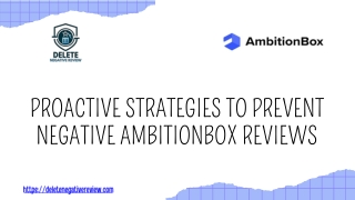 Proactive Strategies to Prevent Negative AmbitionBox Reviews