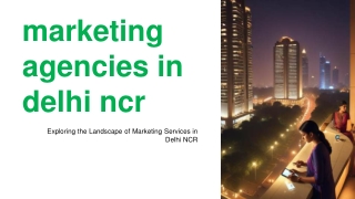marketing agencies in delhi ncr
