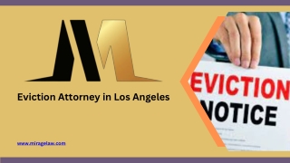 Eviction Attorney in Los Angeles - www.miragelaw.com