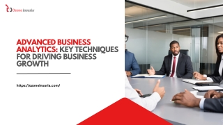 Advanced Business Analytics Key Techniques for Driving Business Growth