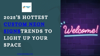 2025’s Hottest Custom Neon Sign Trends to Light Up Your Space