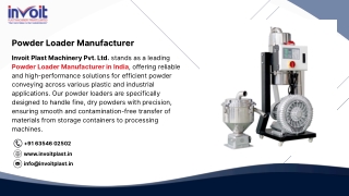 Powder Loader Manufacturer