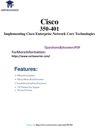 cisco 350 401