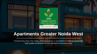 Spacious Apartments in Greater Noida West – Sikka Group’s Kaamya Greens