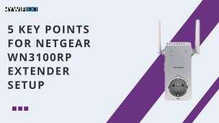 Step-by-Step Setup for Netgear WN3100RP WiFi Extender